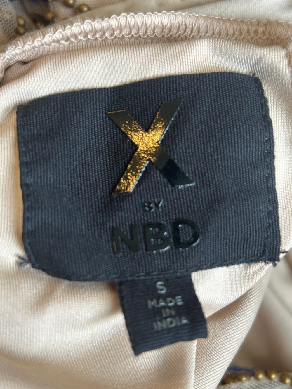 NWT X NBD Kenya Beaded Halter Mini Dress S MSRP $545 - Picture 13 of 14